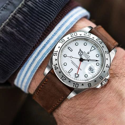 rolex explorer 2 strap size